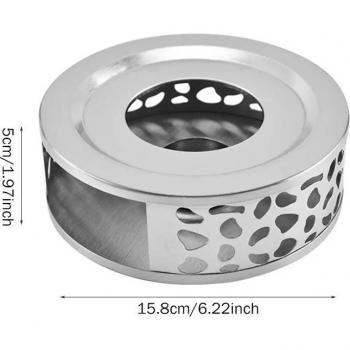Tetera de Vidrio Borosilicato con Soporte de Calefacción