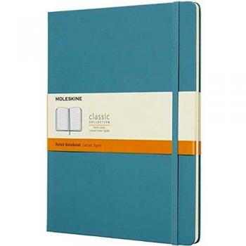Cuaderno Moleskine Extralarge Tapa Dura Rayado Azul