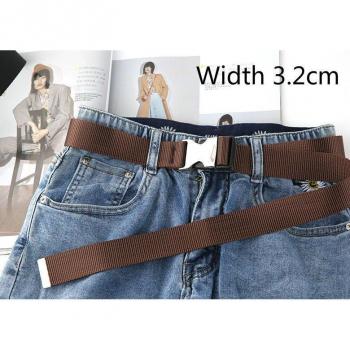 Langer Jeansgürtel für Mädchen mit robuster Schnalle