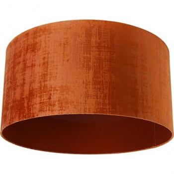 Paralume in velluto arancio 50 cm 50 cm 25 cm
