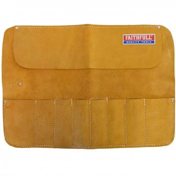 Faithfull FAILCR8 Leather Chisel Roll 33 x 47cm