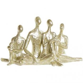 21 cm x 8 cm x 12 cm Golden Family Décor Figurine
