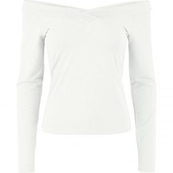 Pieces Slim Fit Langarmshirt 17103018 Weiß M