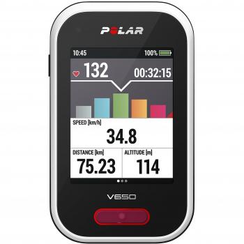 Polar V650 GPS Bicycle Computer for Men and Women