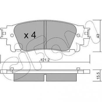 CIFAM 822-1041-0 Brake Pads