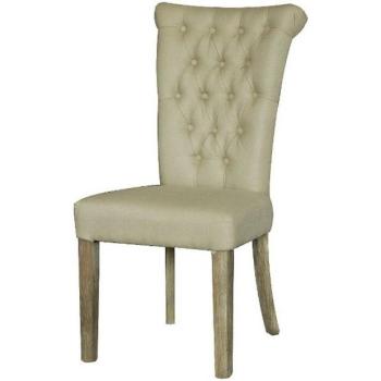 Casa Padrino Chesterfield Dining Chair Creme