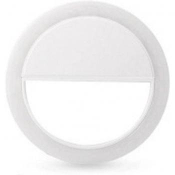 Anneau lumineux pour selfies avec lampe LED et lentilles pour mobile