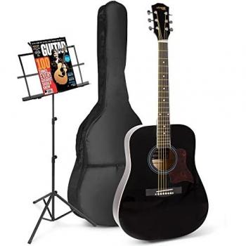 Acustica Max: Gitarra per Neofiti – Solojam Western (Mogano/Acciaio), Nero