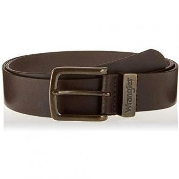 Ceinture Wrangler boucle en métal brun, modèle 95
