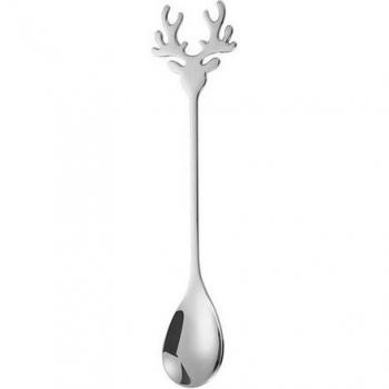 Jolly Elk & Deer Christmas Spoon Set – Stainless Steel