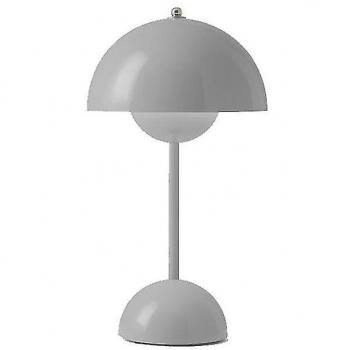 Lampe de chambre rechargeable gris pastel