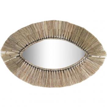 Naturjuten‑Spiegelfach – DKD Home Decor 54x3x34 cm
