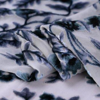 Seide Velours Drucktextil