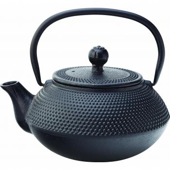 Utopia Mandarin Black Cast Iron Teapot 680ml