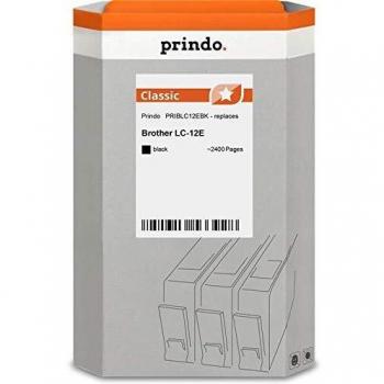 Ersatz Tinte LC12EBK – Schwarz, für verschiedene Brother Modelle geeignet