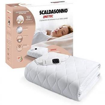 ThermaSoft Electric Blanket IMETEC 16728 – Sleek White Design