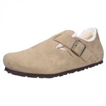 Birkenstock London Shearling Leve Taupe