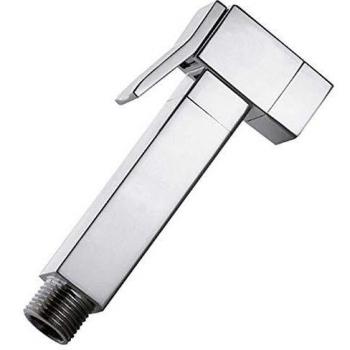 Laiton douche carrée hydrobrosse bouton-poussoir