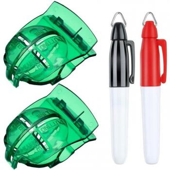 Golf Ball Line Drawing and Marking Tool with 2 Pens