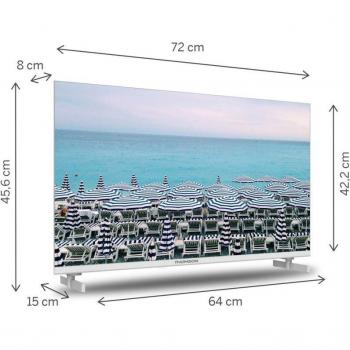 TV 32 Thomson HD Frameless USB C+ T2/C2S2 Bianco