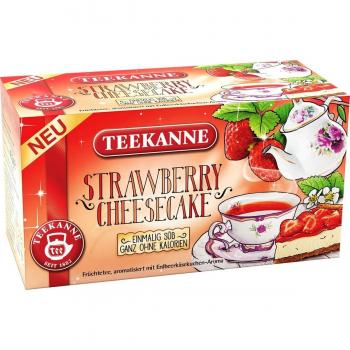 Strawberry Cheesecake Teekanne – 18‑Pack Früchtetee