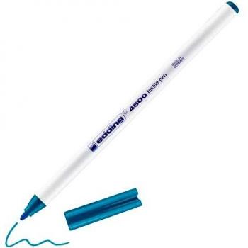 Edding Textilstift 4600, Rundspitze, 1 mm, orientblau