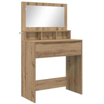 Living Room & Bedroom Oak Vanity – 80x39.6x135 cm