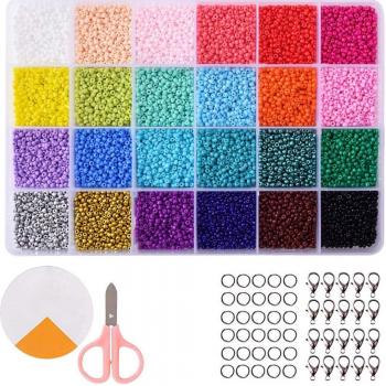 2mm Pearlized Acrylic Beads for Children's Jewelry