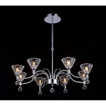 Polished Chrome Neptune Pendant 8 Light G9
