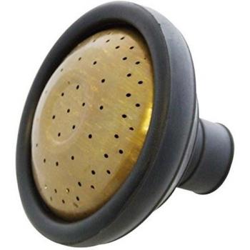 Am-Tech 2x Brass Watering Can Rose Black Rubber For Most Cans Fine Water Spray Head U2070
