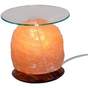 Lampo di Sale Cristallino in Vetro