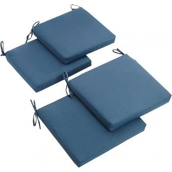 Outdoor Indoor 20-Inch Chair Seat Pad Set