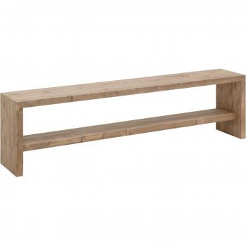 Banco & Zapatero de Madera Maciza Abeto Decowood en T