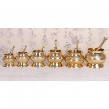 Copper Pestle and Mortar for Kitchen