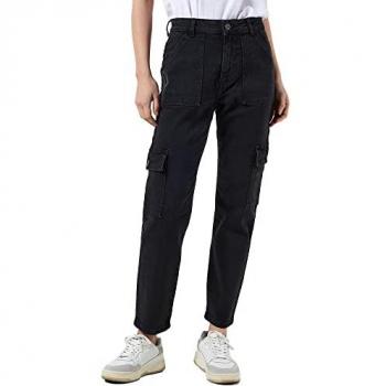 Cargo Pantaloni Moni High Waist Noisy May Nero