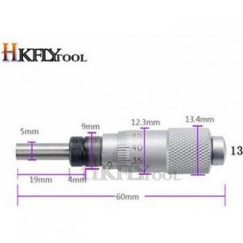 Smooth Rotation Micrometer Head, 0-13mm Range Measurement Tool