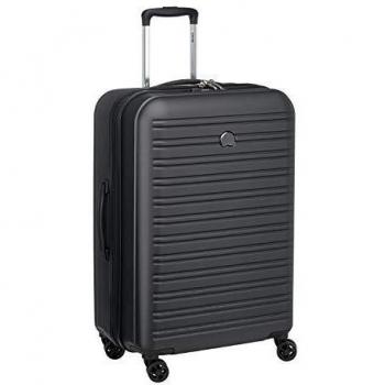 Delsey Paris SEGUR 2.0 70 cm Cabin Luggage Case, Black/Noir