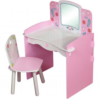 Kidsaw Rustic Cottage Style Dressing Table and Chair