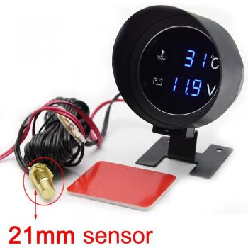 Automotive LCD Water Temperature & Voltage Display