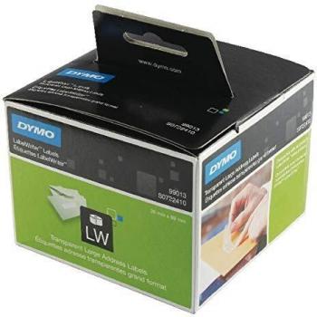 Dymo Address Label Large 36mm x 89mm Clear