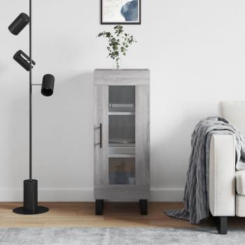 Vidaxl Sonoma Grey Sideboard 34.5x34x90 cm Engineered Wood