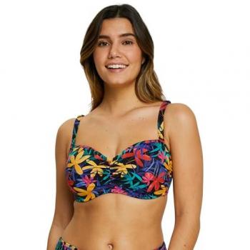Haut de bikini bandeau noir avec armatures