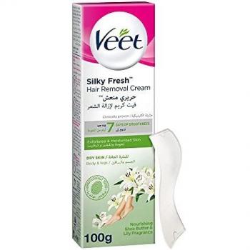 Veet Silk y Fresh Crema Depilatoria Piel Seca 100ml