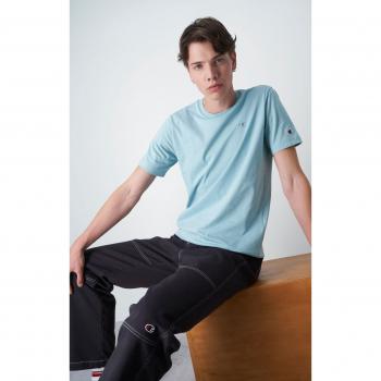 T-shirt Verde Acqua in Cotone con Logo