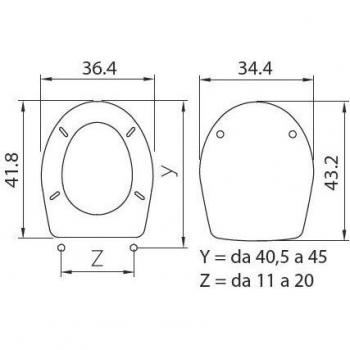 WC Colibrì 2 – Bianco in MDF