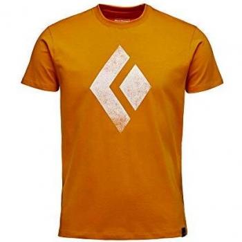 T-shirt Black Diamond M SS Chalked Up pour Homme XS Rouge-Orange
