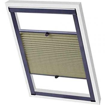 VidaXL MK08 Cream Pleated Window Cover