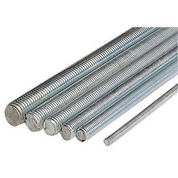 Tige filetée LENNIE, 1 m, Ø 18 mm, revêtement zingué blanc – TF1802B