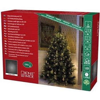 Konstsmide 6362-120 LED Baummantel für Innen, 5 Stränge, 24V Trafo