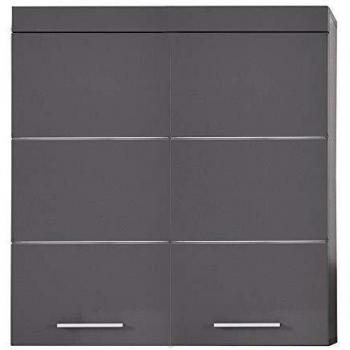 Badezimmerschrank Amanda, 73 x 77 x 23 cm in Grau